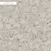 End Papers Fog Canvas