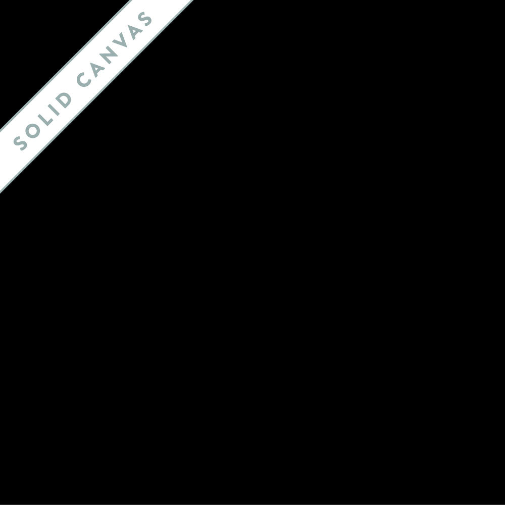 Jet Black Solid Canvas