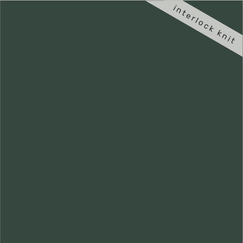 Dark Forest Solid Interlock Knit