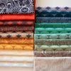 Chickadee End Papers Lagoon