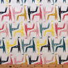 Geo Giraffe Multi Interlock Knit
