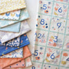 Clouds Apricot Poplin
