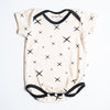 Hoshi Black on Cream Interlock Knit