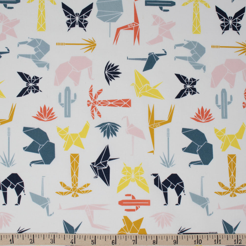 Geo Party Multi Poplin