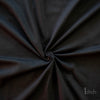 Black Solid Interlock Knit