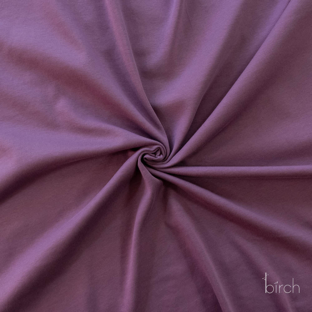 Raisin Solid Interlock Knit