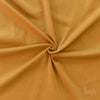 Ochre Solid Interlock Knit