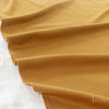 Ochre Solid Interlock Knit