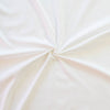 White Solid Interlock Knit