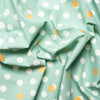 Mochi Dot Mineral / Metallic Gold Poplin