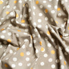 Mochi Dot Shroom / Metallic Gold Poplin