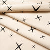 Hoshi Black on Cream Interlock Knit