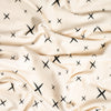 Hoshi Black on Cream Interlock Knit