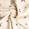 Hoshi Black on Cream Interlock Knit