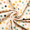 Mochi Dot Girl / Metallic Gold Interlock Knit