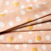 Mochi Dot Shell / Metallic Gold Interlock Knit
