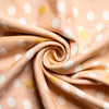 Mochi Dot Shell / Metallic Gold Interlock Knit