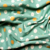 Mochi Dot Mineral / Metallic Gold Interlock Knit