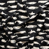 Kujira Black Interlock Knit