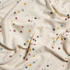 Cloudy Multi Cream Interlock Knit