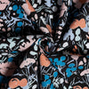 Wildflowers Midnight Poplin