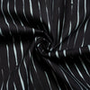 Stroke Black Poplin