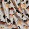 Take A Walk Cream Poplin