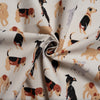 Take A Walk Cream Poplin