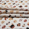 Doggie Dots Cream Poplin