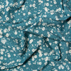 Tiny Flora Smoke Blue Jersey Knit