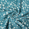 Tiny Flora Smoke Blue Jersey Knit