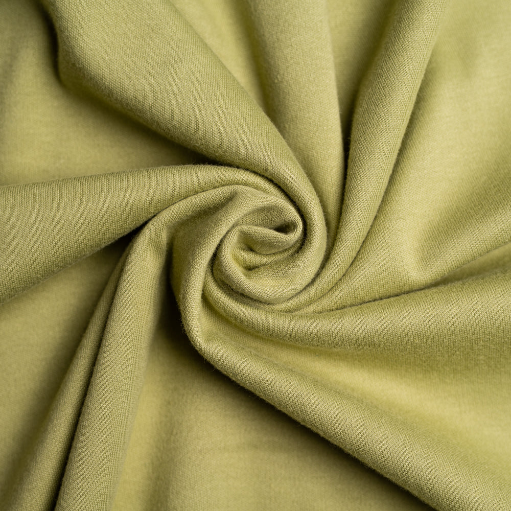 Olive Solid interlock Knit