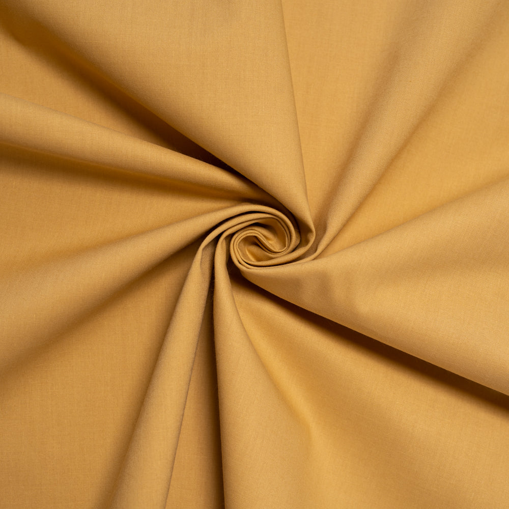 Gold Solid Poplin