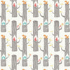 Woodland Friends Cream Poplin