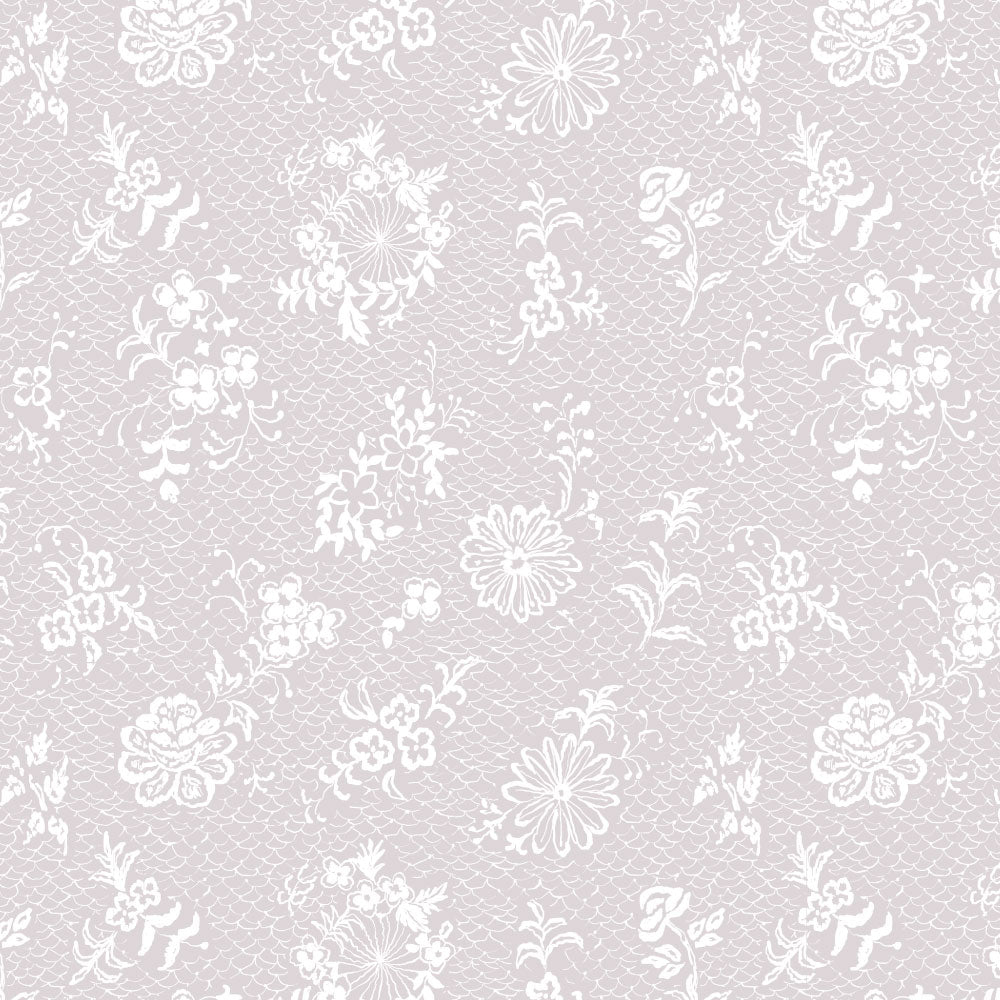 Sweet Lace Ash Poplin