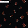 Red Butterfly Black LAWN