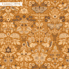 Flora and Fauna Golden Barkcloth