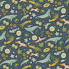 Marine Deep Blue Poplin