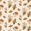 Mushrooms Cream Poplin