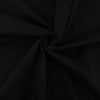 Black Solid French Terry