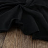 Black Solid French Terry