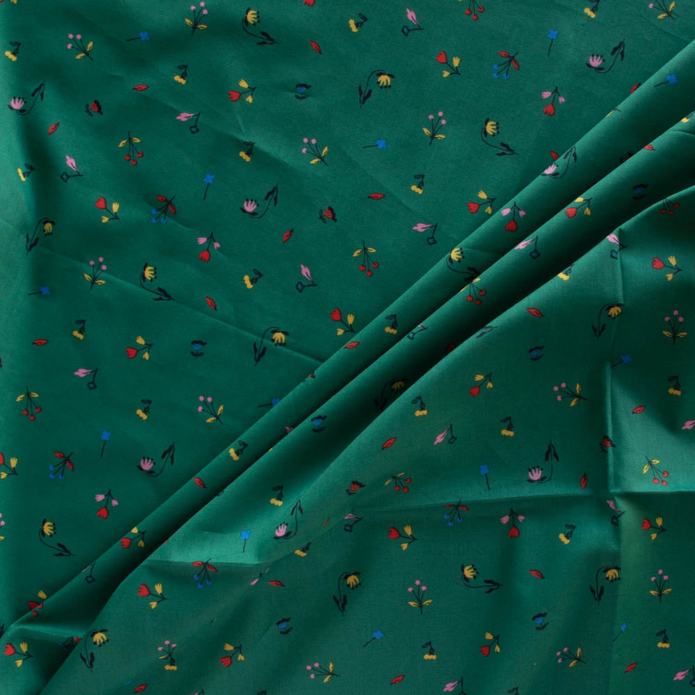 Vixen Floral Emerald LAWN