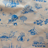 Fox Toile Forget Me Not LAWN