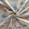 Fox Toile Forget Me Not LAWN