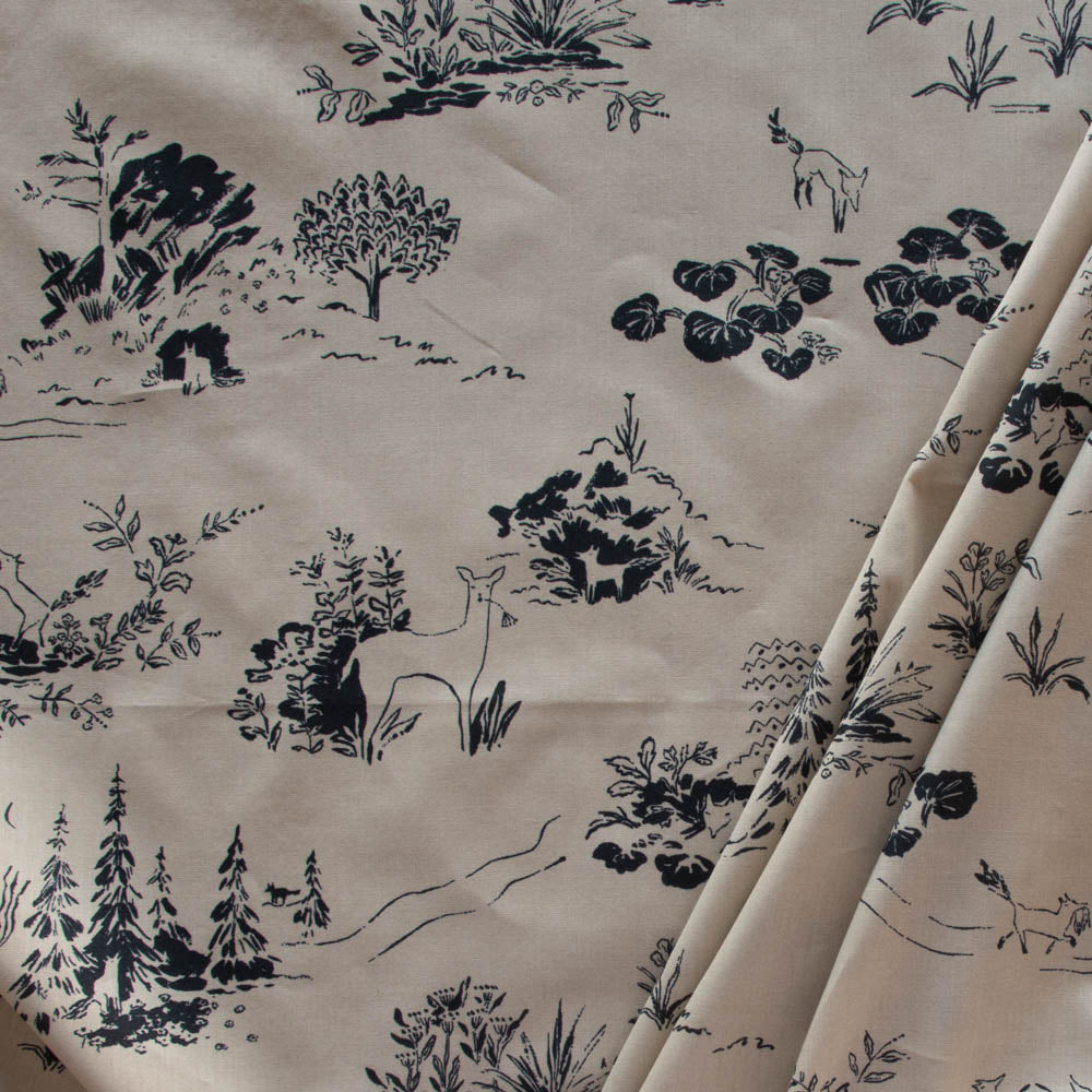 Fox Toile Tea LAWN