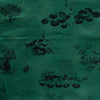Large Fox Toile Emerald CANVAS