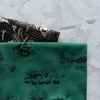 Large Fox Toile Emerald CANVAS