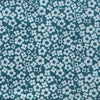 Pressed Flowers Deep Teal