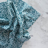 Pressed Flowers Deep Teal