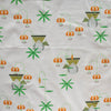 Lillies and Ruffed Grouse Poplin